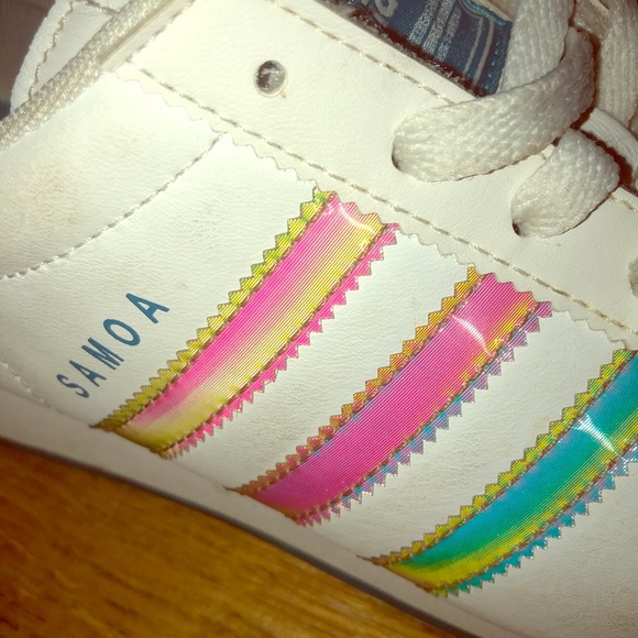 adidas Shoes | Samoa G59838 Rainbow Accent | Poshmark